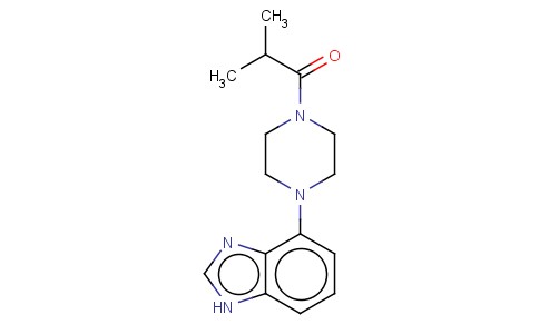 PIPERAZINE, 1-(1H-BENZIMIDAZOL-4-YL)-4-(2-METHYL-1-OXOPROPYL)-
